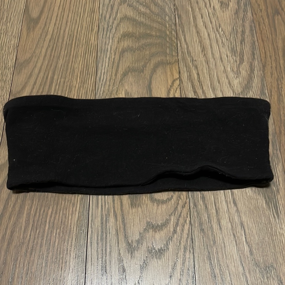 Black XS Bandeau bra top